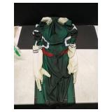 Xyjrnjvh My Hero Academia All Might Boku No Hero Academia Halloween Cosplay Costume Unisex Bodysuit (Adult-XXXL,Dark Green)