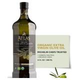 Atlas 1LT Organic Cold Press Extra Virgin Olive Oil Moroccan Polyphenol Rich 34 oz BEST BY 07/2027