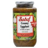 Sadaf Creamy Eggplant in Herbs and Spices Mediteranean Style 32 Oz Jar