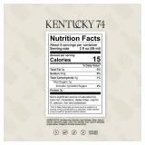 SPIRITLESS Kentucky 74 Non-Alcoholic Bourbon Whiskey Spirit, Distilled Ingredient for Cocktails, Made in Kentucky with Real American Oak, 375ml Bottle