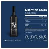 Blueprint by Bryan Johnson Olive Oil Snake Oil- High Polyphenol Extra Virgin Olive Oil (400+ mg/kg) Cold Pressed, Early Harvest, First Cold Press EVOO Keto, Paleo, Non-GMO 750ml Glass Bottle
