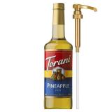 Torani Pineapple Syrup for Drinks, Flavoring for Iced Tea, Lemonade, Sodas, and Cocktails, 25.4 Fl Oz, Best By 3/21/2027