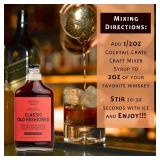Cocktail Crate Old Fashioned Drink Mixer | Makes 51 Cocktails | Award-Winning Craft Mixer for Classic Old Fashioned - Premium Syrup Handcrafted with Aromatic Bitters & Demerara Sugar | 12.7oz - 3 pack