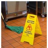 3 New PrimeSource 24” Wet Floor Signs