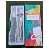 New Oral Cleaner Kit Plaque Remover Set/Stain Remover/Ultrasonic Tooth Cleaner Kit, Black