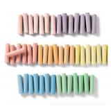 New Mondo Llama Non-Toxic Sidewalk Chalk 100pc Chalk Set w/ Storage Box, Multi-Colored