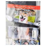 New Adorepaw Dog Car Seat- Waterproof and Breathable Mesh Seat Extender w/ Safety Belt, Comfortable and Safe Road Trip (L Size, Grey)