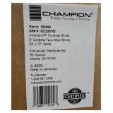 New Champion Cordless Blinds 2” Faux Wood Blinds 53”x72”, White