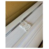 New Champion Cordless Blinds 2” Faux Wood Blinds 53”x72”, White