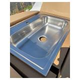 Pergola™ Stainless Steel 33" x 22" x 6" 1-Hole Single Bowl Drop-in ADA Sink HDSB33226ADA