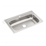 Pergola™ Stainless Steel 33" x 22" x 6" 1-Hole Single Bowl Drop-in ADA Sink HDSB33226ADA