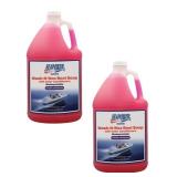 2 New SeaPower 1 Gal. Marine Wash-N-Wax Boat Soaps w/ Color Conditioners. Comes as pictured 2 bottles