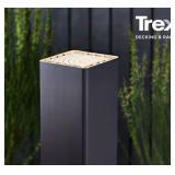 Trex Black 48-in POST SLEEVE Actual  External Dimensions 4.45-in x 4.45-in x 48-in