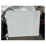 Metal Hatch Door - White 4’ x 5’ - Great for Any concession stands, Food trucks, outdoor bars etc. Comes as is
