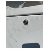 Metal Hatch Door - White 4’ x 5’ - Great for Any concession stands, Food trucks, outdoor bars etc. Comes as is