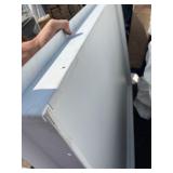 Metal Hatch Door - White 4’ x 5’ - Great for Any concession stands, Food trucks, outdoor bars etc. Comes as is