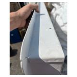 Metal Hatch Door - White 4’ x 5’ - Great for Any concession stands, Food trucks, outdoor bars etc. Comes as is