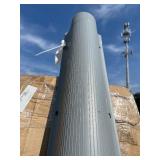 XL Wire-Trak 3/4" Flanged PVC Wire Guard - Stick Length: 8 Feet - Grey