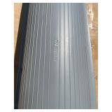 XL Wire-Trak 3/4" Flanged PVC Wire Guard - Stick Length: 8 Feet - Grey