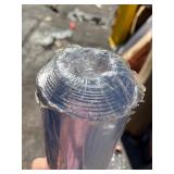Clear Table Protector 27 x 47 Inch, 1.5mm Thick Plastic Table Cover, Waterproof PVC Clear Table Cover Protector, Coffee & Dining Room Table