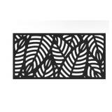 68” x 3’ Decretive Panel Black, Weather-Proof