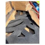68” x 3’ Decretive Panel Black, Weather-Proof