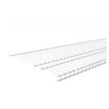 ClosetMaid All Purpose/Linen 8-ft x 16-in White Universal Wire Shelf - Shelf top Only - Upgrade your closet or Laundry Room Etc