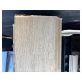 Bundle of 5 Golden 0.62 in. T x 3.3 in. W x 94.5 in. L Textured Wood Look Laminate Moulding/Trim Base Molding *Sm Shipping blemishes see images*