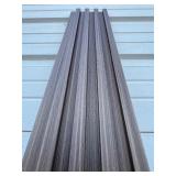 Artika Panolok Single Wood Slat Panel - See images Sm Shipping Scuffs see images