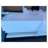 Vinyl Fence Kit (73014715) 4X6 5.5" PRIVACY PANEL WHITE (ZB) - no posts , see images