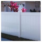 Vinyl Fence Kit (73014715) 4X6 5.5" PRIVACY PANEL WHITE (ZB) - no posts , see images