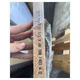 1" x 10.5" x 48" - White Oak Wood Step - Use as Shelving etc