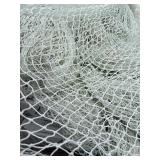 HUGE NET MATERIAL - Could Make any Batting Cage / Golf Hitting Net - Heavy and Quality - White
