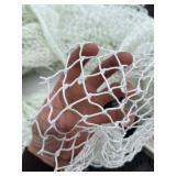 HUGE NET MATERIAL - Could Make any Batting Cage / Golf Hitting Net - Heavy and Quality - White