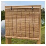 XIUXIU Bamboo roller shade Colour A 71"W x 48"H - Quality *Retails $80*
