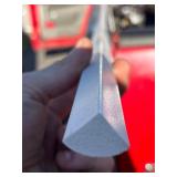 Bundle of 5 WeatherProof White Round Quarter Molding/Trim 0.62 in. T x 0.75 in. W x 94.5 in. L