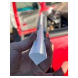 Bundle of 5 WeatherProof White Round Quarter Molding/Trim 0.62 in. T x 0.75 in. W x 94.5 in. L
