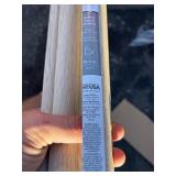 Bundle of 5 Vesinet 0.62 in. T x 0.75 in. W x 94.5 in. L Smooth Wood Look Laminate Moulding/Trim Quarter Round Molding