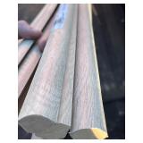 Bundle of 5 Vesinet 0.62 in. T x 0.75 in. W x 94.5 in. L Smooth Wood Look Laminate Moulding/Trim Quarter Round Molding