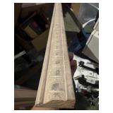 Bundle of 3 Ornamental Wood Molding Decretive (13/16"x2-1/2"xRL Hwdw) 6’ comes as pictured - Sm blemishes