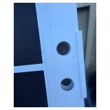 Metal Storm Door Unique Humming Bird Design Beautiful- White 3’ x 8’ - Professional Quality