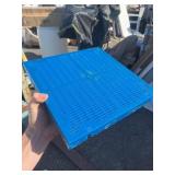 BUNDLE OF 6, 12” x 12” x 1” WeatherProof Blue Drainage Squares - Great for Outdoor Shower/ Project , Washing Pets/ Livestock etc
