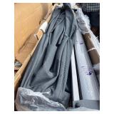 Purple Leaf11 x 11 Cantilever Umbrella Blue/grey -  W/ Matching Purple Leaf Stand Base *Retails $800*