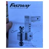 Fastway® 42-00-2800 - Class 4 FLASH™ E Series Adjustable 8" Drop / 9" Rise Dual Ball Mount for 2" Receivers - No Lock Pin - but Has 2 Pins for Use - comes as pictured see images *Retails $240*