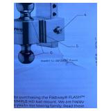 Fastway® 42-00-2800 - Class 4 FLASH™ E Series Adjustable 8" Drop / 9" Rise Dual Ball Mount for 2" Receivers - No Lock Pin - but Has 2 Pins for Use - comes as pictured see images *Retails $240*