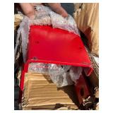 Pallet Fork Extensions, 6.5’ Length 4.5" Width, Heavy Duty Carbon Steel Fork Extensions for Forklifts, 1 Pair Forklift Extensions with Pins, Forklift Fork Attachments for Forklift Truck, Red *Retail