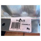 Shape-Products 37 in. x 12 in. x 24 in. Steel Straight Area Window Well