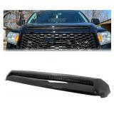Kojem Hood Scoop Bulge Molding Compatible with 2014-2021 Toyota Tundra Platinum Style Color Code 202 Black Front Upper Grille (AP-075)