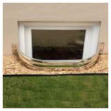 Shape-Products 37 in. x 12 in. x 24 in. Steel Straight Area Window Well