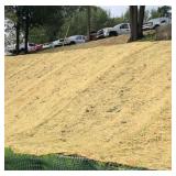 4 ft. x 112.5 ft. Polypropylene Single Net Straw Erosion Control Blanket